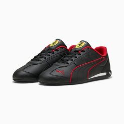 Buty sportowe męskie Puma FERRARI REPLICATCH czarne 30935501 r 44. Czarne buty sportowe na co dzień męskie Puma, ze skóry, bez zapięcia, trekkingowe. Za 340.56 zł.