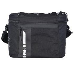 Torba na rower OXC T-serie. Czarne torby męskie na ramię OXFORD, bez wzorów, z materiału, bez dodatków. Za 220.55 zł.
