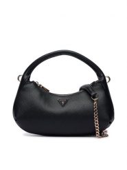 Guess Torebka Gilda Mini HWZG97 47730 Czarny. Czarne torebki klasyczne damskie Guess, z aplikacjami, ze skóry, bez dodatków. Za 494.99 zł.