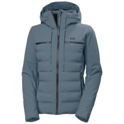 Damska kurtka narciarska Helly Hansen Alphelia Elevate. Szare kurtki damskie Helly Hansen, bez wzorów, bez kaptura, narciarskie. Za 2,207.00 zł.