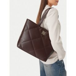 Torebka Nine West. Brązowe torebki klasyczne damskie Nine West, bez wzorów, bez dodatków. Za 279.99 zł.