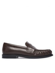 Calvin Klein Lordsy Round Loafer Lth HW0HW03126 Czarny. Czarne mokasyny damskie CALVIN KLEIN, ze skóry. Za 649.99 zł.