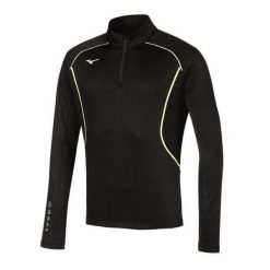 Bluza Premium Mizuno JPN warmer. Czarne bluzy bez kaptura męskie Mizuno. W wyprzedaży za 207.95 zł.