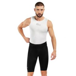Męskie krótkie spodenki rowerowe z wkładką Kolarstwo Siroko Core Ridge. Czarne szorty męskie SIROKO, na lato, bez wzorów, z elastanu. Za 127.00 zł.