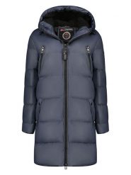 Geographical Norway Parka "Adrianna" w kolorze granatowym rozmiar: M. Niebieskie parki damskie Geographical Norway, m, bez wzorów. Za 329.42 zł.