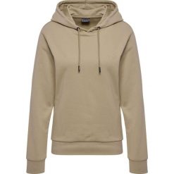Bluza damska z kapturem Hummel Active Co. Brązowe bluzy z kapturem damskie HUMMEL, na zimę. Za 253.00 zł.