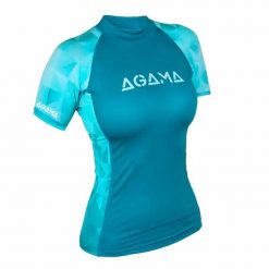 Damska koszulka lycrowa AQUA LADY. Niebieskie t-shirty damskie AGAMA, xl, bez wzorów, z lycry, bez kołnierzyka. Za 208.08 zł.