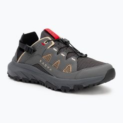 Buty męskie KADVA Chorro. Szare buty trekkingowe męskie KADVA, bez zapięcia, trekkingowe. Za 169.99 zł.