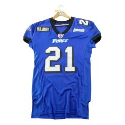 Russell Athletic koszulka męska do futbolu amerykańskiego. Niebieskie t-shirty sportowe męskie RUSSEL ATHLETIC, l, z materiału, bez ramiączek, na fitness i siłownię. Za 514.08 zł.