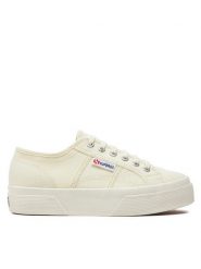 Superga Tenisówki 2740 Beżowy. Brązowe trampki i tenisówki damskie Superga, bez wzorów, ze skóry. Za 219.99 zł.