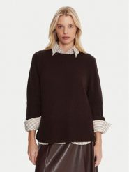 Marella Sweter Alaska 2525366102 Brązowy Regular Fit. Brązowe swetry klasyczne damskie Marella, s, z wełny, bez kołnierzyka. Za 679.99 zł.
