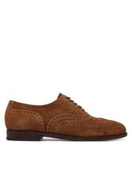 Polo Ralph Lauren Półbuty Owen Wingtip 811P15884002 Brązowy jasny. Brązowe buty wizytowe męskie Polo Ralph Lauren, ze skóry, bez zapięcia. Za 989.99 zł.