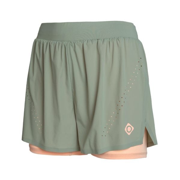 Spodenki sportowe CAGLIARI, lekkie, oddychające i szybkoschnące. Czerwone spodenki sportowe damskie IZAS, xl, z materiału, do biegania. Za 226.04 zł.