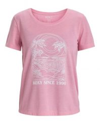Koszulka z krótkim rękawem dla Kobiety SURFCLASSIC Różowy. Czerwone t-shirty damskie Roxy, l, bez wzorów, z dzianiny, bez kołnierzyka. Za 109.99 zł.
