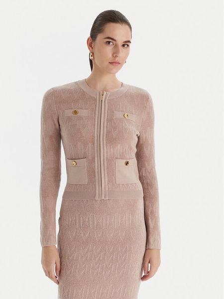 Marciano Guess Kardigan 5BGR06 5661Z Beżowy Regular Fit. Brązowe kardigany damskie Marciano Guess, s, z aplikacjami, z syntetyku. Za 419.99 zł.