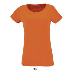 Koszulka damska Sol's Milo. Brązowe bluzki sportowe damskie SOL'S, s, bez wzorów, z materiału, bez ramiączek. Za 65.00 zł.