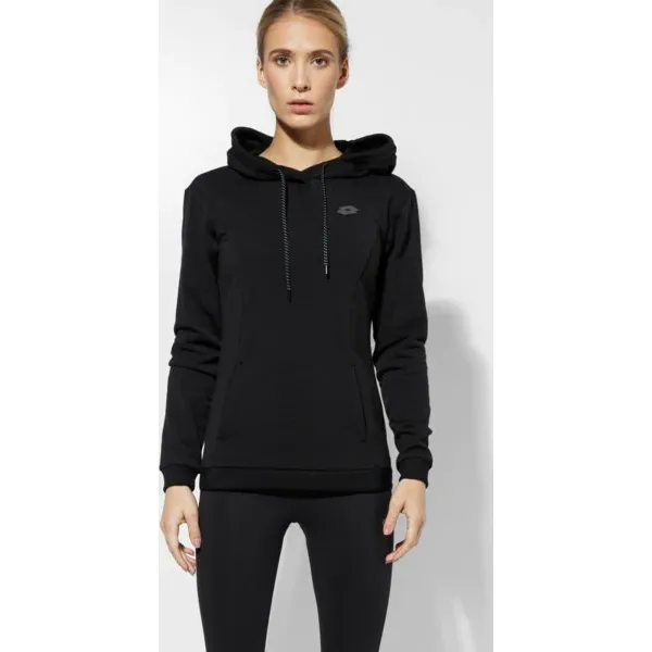 Lotto Bluza Indy Vi Hd Pl W , czarny, rozmiar S. Czarne bluzy z kapturem damskie Lotto, s, z materiału. W wyprzedaży za 99.99 zł.