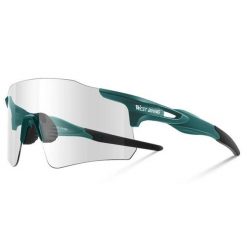 Unisexowe okulary przeciwsłoneczne fotochromowe. Zielone okulary przeciwsłoneczne męskie WEST BIKING, z kauczuku. Za 150.92 zł.