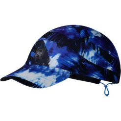 Czapka z daszkiem do biegania unisex Buff Pack Speed Cap Blue ochrona UV. Niebieskie czapki męskie Buff, bez wzorów, sportowe. Za 135.95 zł.