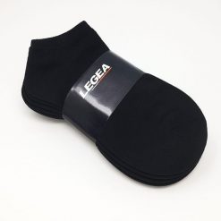 Skarpety techniczne treningowe Ghost - 5 par czarne. Białe skarpetki damskie Legea, bez wzorów, z elastanu. Za 22.00 zł.