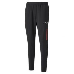 Spodnie Puma Milan AC Training. Czarne spodnie materiałowe męskie Puma, bez wzorów. Za 241.40 zł.