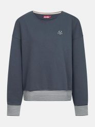 Derbe Bluza w kolorze granatowym rozmiar: L. Niebieskie bluzy bez kaptura damskie Derbe, l, z bawełny. Za 236.61 zł.