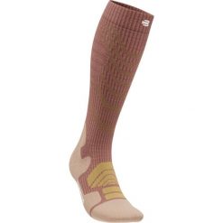Skarpetki uciskowe z merino dla kobiet Bauerfeind Sports. Brązowe skarpetki damskie BAUERFEIND, bez wzorów, z wełny. Za 278.50 zł.