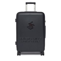 Walizka średnia Beverly Hills Polo Club. Niebieskie walizki Beverly Hills Polo Club, bez wzorów, średnie. Za 359.99 zł.