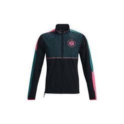 Kurtka dresowa Under Armour RUN ANYWHERE STORM. Czarne kurtki męskie Under Armour, s, bez wzorów, z dresówki, bez kaptura. Za 475.05 zł.