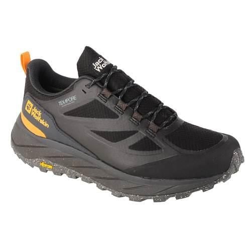 Buty trekkingowe męskie Jack Wolfskin Terraventure Texapore Low. Czarne buty trekkingowe męskie Jack Wolfskin, z gumy, bez zapięcia, trekkingowe. Za 698.00 zł.