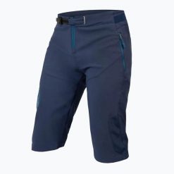 Spodenki rowerowe męskie Endura MT500 Burner Short. Niebieskie szorty męskie ENDURA, bez wzorów, z materiału. Za 409.99 zł.