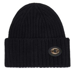 Czapka Guess. Czarne czapki zimowe damskie Guess. Za 154.99 zł.