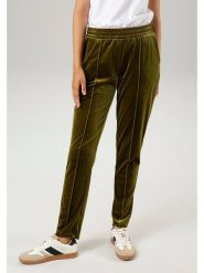 Aniston Spodnie w kolorze khaki rozmiar: 46. Brązowe spodnie materiałowe damskie Aniston, bez wzorów, z materiału. Za 57.06 zł.