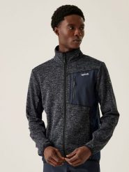 Regatta Kurtka polarowa "Baslinn" w kolorze granatowym rozmiar: M. Niebieskie kurtki męskie Regatta, m, bez wzorów, z polaru, bez kaptura. Za 137.45 zł.