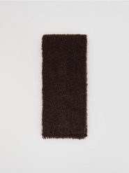 Miękki szalik - ciemnobrązowy. Brązowe szaliki i kominy damskie Reserved, bez wzorów. Za 79.99 zł.