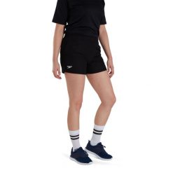 Spodenki szorty damskie Speedo Club Short. Czarne spodenki sportowe damskie Speedo, bez wzorów, sportowe. Za 83.83 zł.