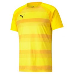 Koszulka Puma Team Vision. Brązowe t-shirty sportowe męskie Puma, bez ramiączek, do piłki nożnej. Za 161.00 zł.