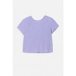 Koszulka sportowa dla dzieci Lemon Explore WL4 z krótkim rękawem crop top. Fioletowe koszulki dziewczęce LEMON explore, bez wzorów, z elastanu, bez ramiączek. Za 59.90 zł.