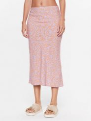 Roxy Spódnica midi ERJWK03140 Różowy Regular Fit. Czerwone spódniczki damskie Roxy, m, bez wzorów, z wiskozy, midi. Za 359.99 zł.