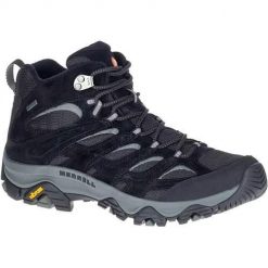 Buty trekkingowe męskie Merrell Moab 3 Mid Gtx Gore-tex. Czarne buty trekkingowe męskie MERRELL, z gore-texu, za kostkę, bez zapięcia, trekkingowe, gore-tex. Za 791.00 zł.