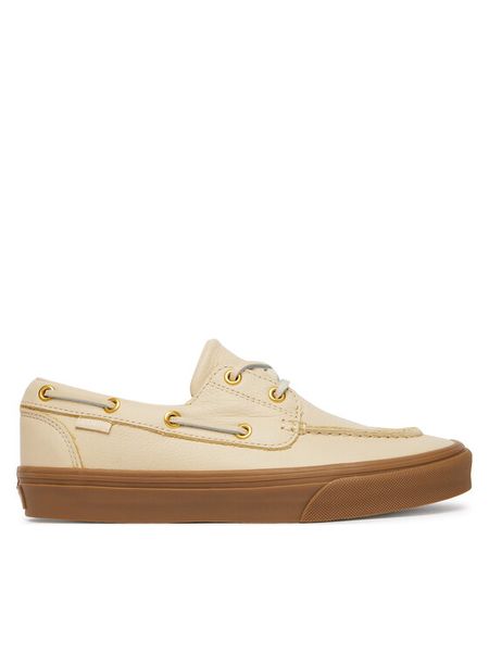 Vans Mokasyny 2-Eyelet VN000Z11TAN1 Beżowy. Brązowe mokasyny męskie Vans, ze skóry. Za 399.99 zł.