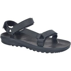 Sandały trekkingowe męskie Super Hike Leather. Czarne sandały męskie Lizard, z materiału, bez zapięcia. Za 198.47 zł.