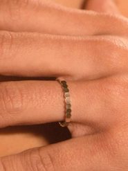 OR ÉCLAT Złoty pierścionek "Fiancée" rozmiar: 52. Żółte pierścionki damskie Or Éclat, złote. Za 448.99 zł.