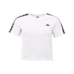 Kappa Inula T-Shirt, damski t-shirt. Białe t-shirty damskie Kappa, m, bez wzorów, z bawełny, bez kołnierzyka. Za 69.99 zł.