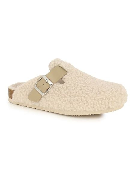Kimberfeel Kapcie "Scarlett" w kolorze kremowym rozmiar: 41. Brązowe kapcie damskie Kimberfeel, z materiału. Za 139.95 zł.