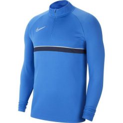 Bluza treningowa męska Nike Drifit Academy 21 Dril. Niebieskie bluzy bez kaptura męskie Nike, m. Za 217.00 zł.