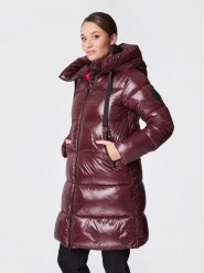 Save The Duck Płaszcz zimowy D45510W LUCK15 Bordowy Regular Fit. Czerwone płaszcze damskie SAVE THE DUCK, na zimę, bez wzorów, z syntetyku. Za 2,269.00 zł.