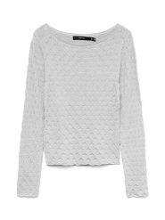 ONLY Sweter w kolorze jasnoszarym rozmiar: S. Szare swetry klasyczne damskie Only, s, bez kołnierzyka. Za 74.11 zł.