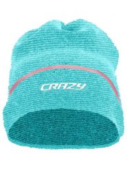 Crazy Czapka beanie "Link" w kolorze turkusowym rozmiar: onesize. Niebieskie czapki zimowe damskie Crazy, z materiału. Za 109.78 zł.