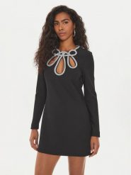 Marciano Guess Sukienka koktajlowa Gabriella 4YGK39 6869Z Czarny Regular Fit. Czarne sukienki damskie Marciano Guess, z aplikacjami, z syntetyku, wizytowe, bez kołnierzyka, bez ramiączek. Za 659.99 zł.
